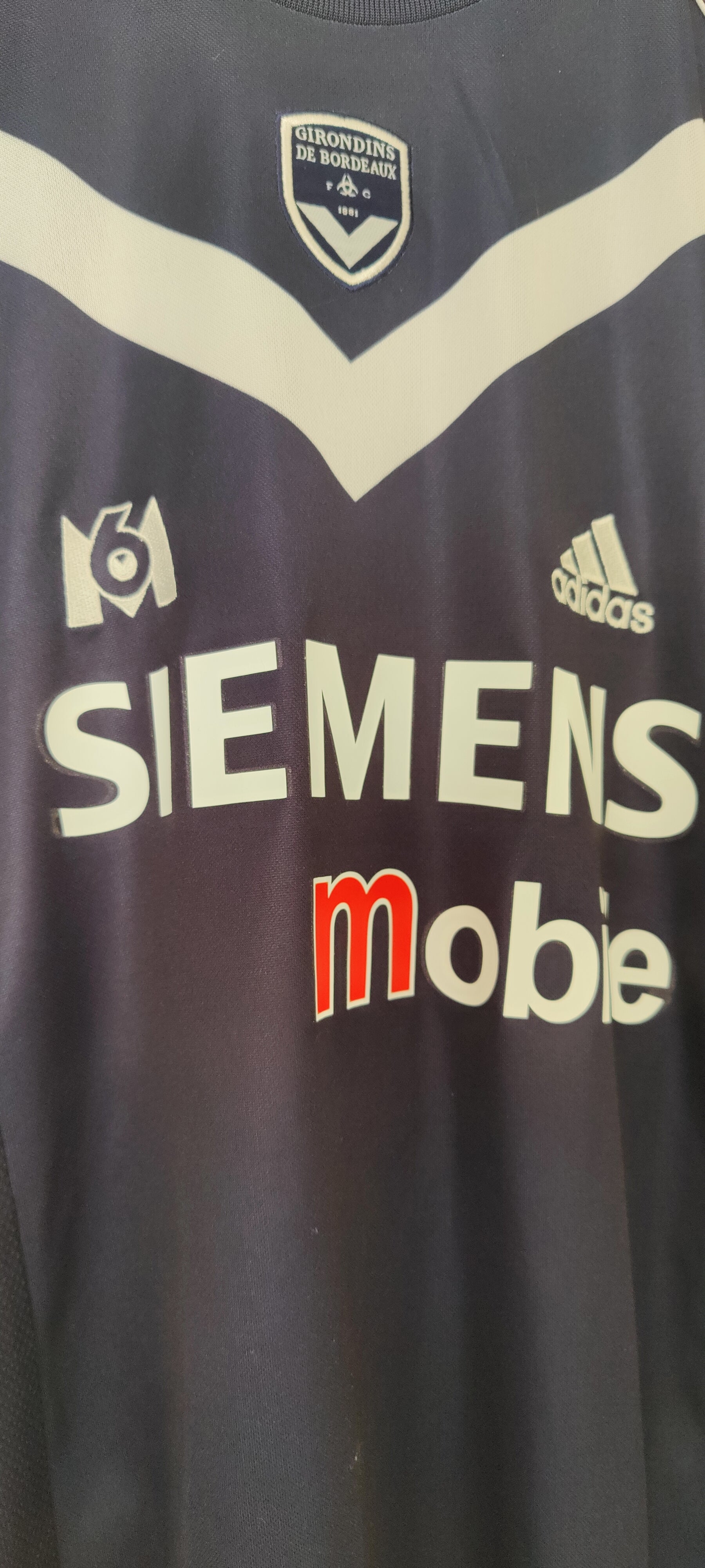 Maillot Girondins de Bordeaux Domicile 2003/2004 - Darcheville